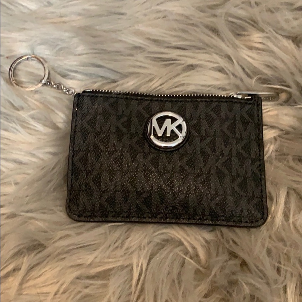 Michael kors black logo wallet